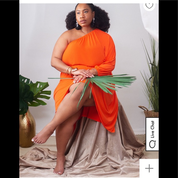 Eloquii Dresses & Skirts - One shoulder midi dress